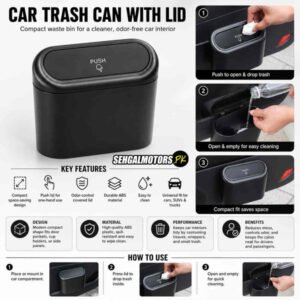 Alternative view of Car Seat Hanging Trash Bin