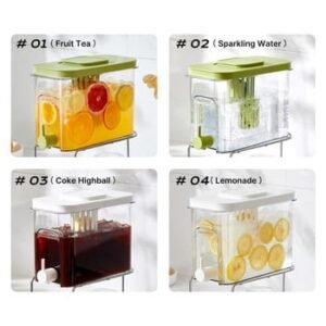 4-compartment beverage dispenser
