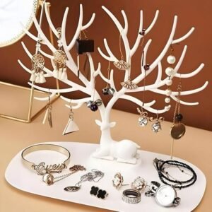 Tree-Shaped Jewelry Organizer Stand