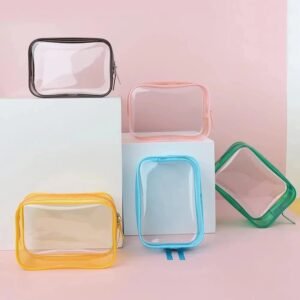 Transparent Travel Cosmetic Bag - Image 6