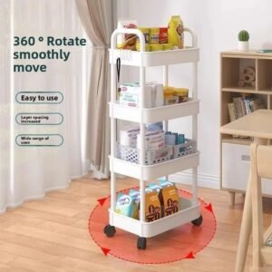 Multi-Tier Rolling Storage Rack - Image 3