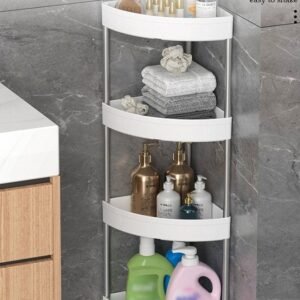 4-Tier Corner Bathroom Storage Rack - Image 5