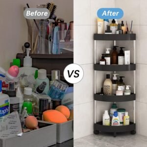 4-Tier Corner Bathroom Storage Rack - Image 6